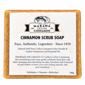 Marawa Cinnamon Scrub Soap (100g)